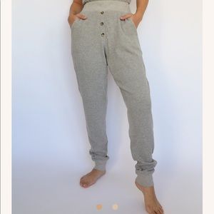 Donni Thermal Henley Sweatpants